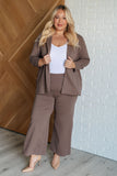 Magic Wide Leg Crop Pants in Dark Mocha (ONLINE EXCLUSIVE)