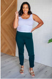 Magic Ankle Crop Skinny Pants in Hunter Green (ONLINE EXCLUSIVE)