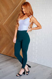 Magic Ankle Crop Skinny Pants in Hunter Green (ONLINE EXCLUSIVE)