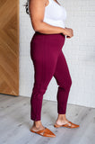 Magic Ankle Crop Skinny Pants in Wine (ONLINE EXCLUSIVE)