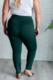 Magic Skinny 28" Pants in Hunter Green (ONLINE EXCLUSIVE)