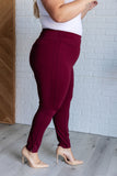 Magic Skinny 28" Pants in Wine (ONLINE EXCLUSIVE)