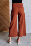 Magic Wide Leg Crop Pants in Rust (ONLINE EXCLUSIVE)