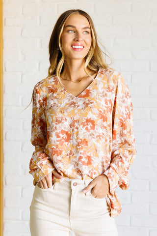 Marigold Dreams Floral Blouse (ONLINE EXCLUSIVE)