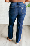 Montana High Rise Rigid Magic Distressed Straight Jeans(ONLINE EXCLUSIVE)