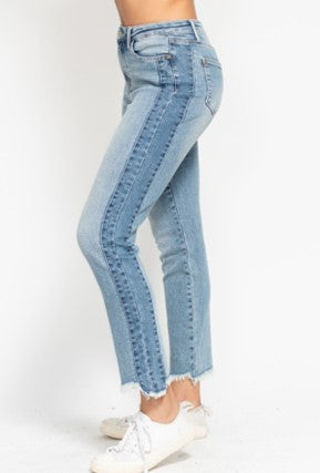 Moxie High Rise Side Seam Jeans