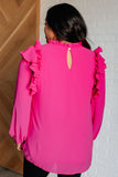 My Good Graces Ruffled Top (ONLINE EXCLUSIVE)