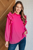 My Good Graces Ruffled Top (ONLINE EXCLUSIVE)