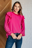 My Good Graces Ruffled Top (ONLINE EXCLUSIVE)