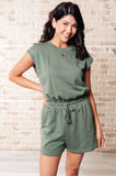 One More Rep Dolman Sleeve Romper (ONLINE EXCLUSIVE)