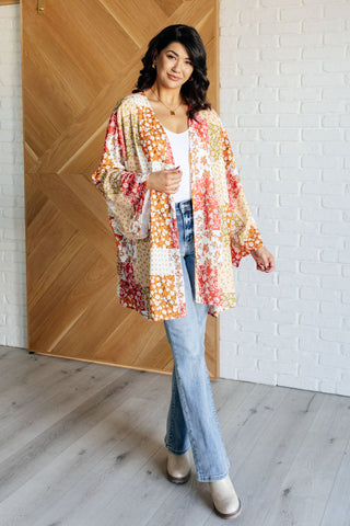 Patchwork of Feelings Mixed Floral Kimono (ONLINE EXCLUSIVE)