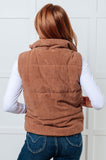 Set Me Up Corduroy Puffer Vest (ONLINE EXCLUSIVE)