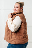 Set Me Up Corduroy Puffer Vest (ONLINE EXCLUSIVE)