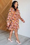 So Long, Farewell Balloon Sleeve Floral Dress (ONLINE EXCLUSIVE)