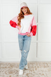 Stripes on My Sleeves Color Block Pullover (ONLINE EXCLUSIVE)