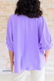 Up For Anything V-Neck Blouse in Lavender  (ONLINE EXCLUSIVE)