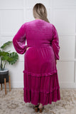 Velvet Flamenco Maxi Dress (ONLINE EXCLUSIVE)