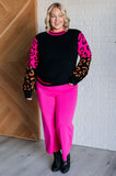 Wild About You Animal Print Sweater (ONLINE EXCLUSIVE)