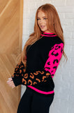 Wild About You Animal Print Sweater (ONLINE EXCLUSIVE)