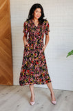 Wildflower and Barley V-Neck Button Up Dress (ONLINE EXCLUSIVE)