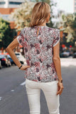 Day Trip Top in Brown Floral (FINAL SALE ITEM)