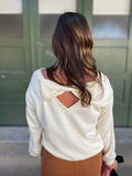 Bow Back Sweatshirt in Three Colors (ONLINE EXCLUSIVE)