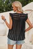 Country Lace Top in Black (FINAL SALE ITEM)