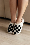 Checked Out Slippers in Black (ONLINE EXCLUSIVE)